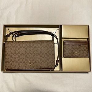 CROSSBODY COACH BAG + WALLET